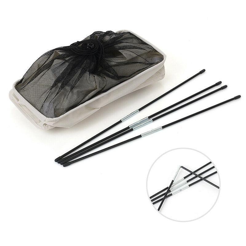 Large Foldable Laundry Washing Clothes Storage Bag Hamper Basket Bin Organiser - Black