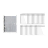 30X Transparent Jewelry Storage Book Small Plastic Gifts Reclosable Jewelry Bags - Front View