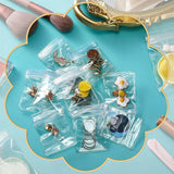 30X Transparent Jewelry Storage Book Small Plastic Gifts Reclosable Jewelry Bags - Top-Down View