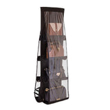 8 Pocket Double-sided Bag Handbag Storage Holder Hanging Organizer Shelf - Black