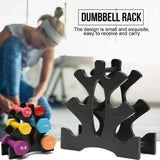 Dumbbell Storage Holder Gym Hand Weight Stand 3-Tier Tree Rack Weights Organizer - Extra Image