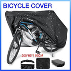 Waterproof 210D Bicycle Cover with Lock Holes and UV Protection for Outdoor Storage