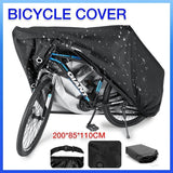 Waterproof 210D Bicycle Cover with Lock Holes and UV Protection for Outdoor Storage