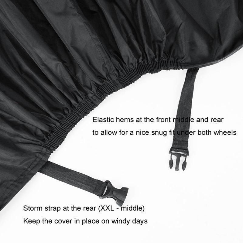 Waterproof 210D Bicycle Cover with Lock Holes and UV Protection for Outdoor Storage