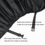 Waterproof 210D Bicycle Cover with Lock Holes and UV Protection for Outdoor Storage