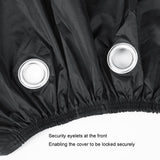 Waterproof 210D Bicycle Cover with Lock Holes and UV Protection for Outdoor Storage - 45-Degree Angle