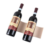 Fridge Organiser Wine Beer Stacking Bottle Rack Kitchen Space Saving Can Holder - Khaki