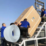 Packing Strap Roll 15MM Heavy Duty Binding Band Plastic Strapping for Packaging - Blue - Low Angle