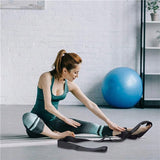 Adjustable Yoga Stretching Strap Foot Leg Trainer for Flexibility and Balance - Rear View
