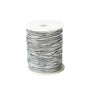 Elastic Rope Cord 10pcs Gold Silver Stretch String for DIY Craft Gift Wrapping - Silver