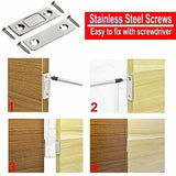 8Pcs Strong Magnetic Door Catch Ultra Thin For Door Cabinet Cupboard Glass Latch