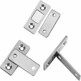 8Pcs Strong Magnetic Door Catch Ultra Thin For Door Cabinet Cupboard Glass Latch - Top-Down View
