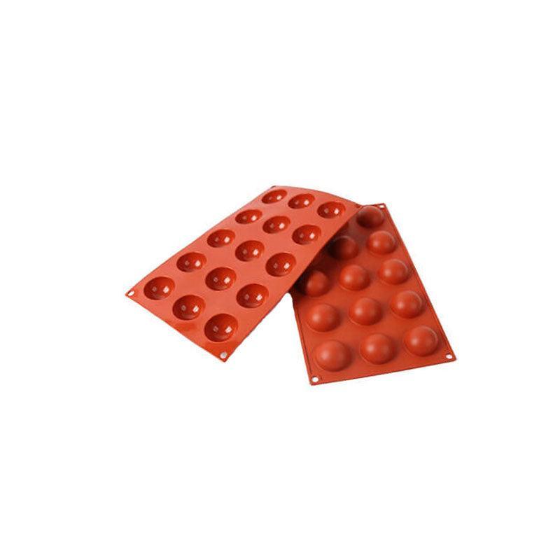 Soap Mold Cake Mould Kitchen Accessories Kitchenware Silicone Gel Baking Tools - 24 semicircle