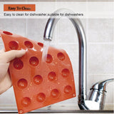 Soap Mold Cake Mould Kitchen Accessories Kitchenware Silicone Gel Baking Tools - 24 semicircle - 45-Degree Angle