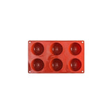 Soap Mold Cake Mould Kitchen Accessories Kitchenware Silicone Gel Baking Tools - 24 semicircle