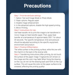 100 Sheets A4 Sublimation Heat Transfer Paper Quick Dry
