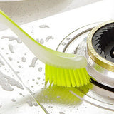 Multi Functional Long Handle Cleaning Brush Vertical Suction Kitchen Brush - Red - 45-Degree Angle