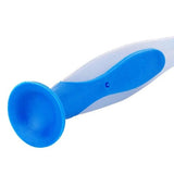 Multi Functional Long Handle Cleaning Brush Vertical Suction Kitchen Brush - Red - Rear View
