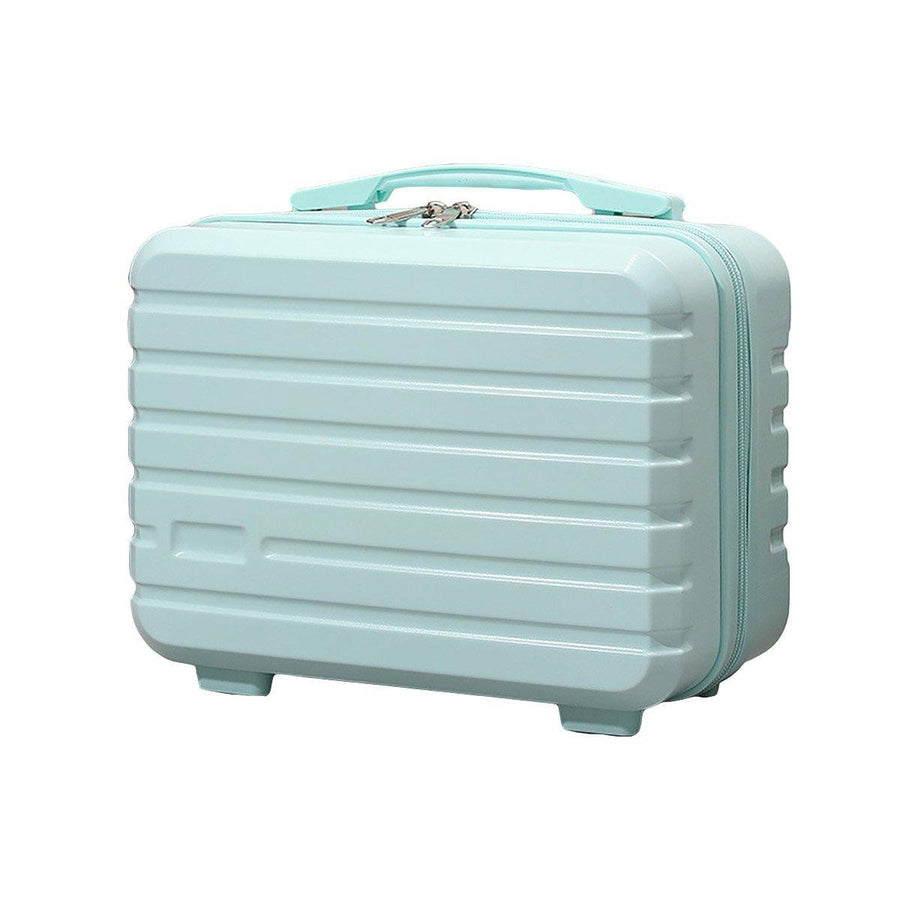Portable 14 Inch Suitcase Mini Small Travel Storage Hand Gift Box - Blue