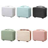 Portable 14 Inch Suitcase Mini Small Travel Storage Hand Gift Box - Pink - Front View
