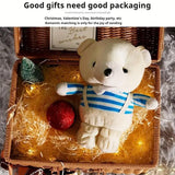 Rattan Organizer Woven Suitcase Storage Boxes for Home Office Organization - Close-Up Angle