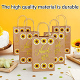 2 Rolls Sunflower Stickers Handmade Flower Decoration Labels for Craft Projects - 45-Degree Angle