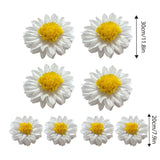 8PCS Sunflower Daisy Paper Flowers 20cm/30cm Wall Hanging Party Room Decoration - Side View