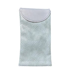 Mouth Snapped Sunglasses Eyeglass Glasses Case Soft Pouch Bag Pocket Spectacle - Green