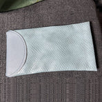 Mouth Snapped Sunglasses Eyeglass Glasses Case Soft Pouch Bag Pocket Spectacle - Light Green