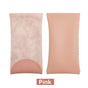 Mouth Snapped Sunglasses Eyeglass Glasses Case Soft Pouch Bag Pocket Spectacle - Pink