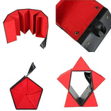 Leather Multiple Glasses Storage Case 5 Slots Sunglasses Organizer Bag - Close-Up Angle