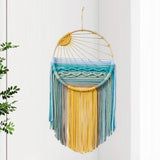 Sunrise Hand Woven Tapestry Decoration Warm Tones Wall Hanging for Living Room - Extra Image