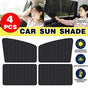 Car Sun Shade with Built-in Metal Attachment for Side Window UV Protection