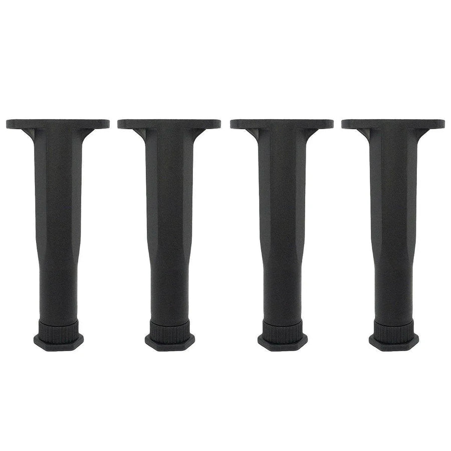 4pcs Adjustable Bed Frame Feet Ribbed Furniture Support Legs Sturdy Foundation
