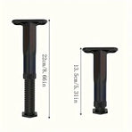 4pcs Adjustable Bed Frame Feet Ribbed Furniture Support Legs Sturdy Foundation