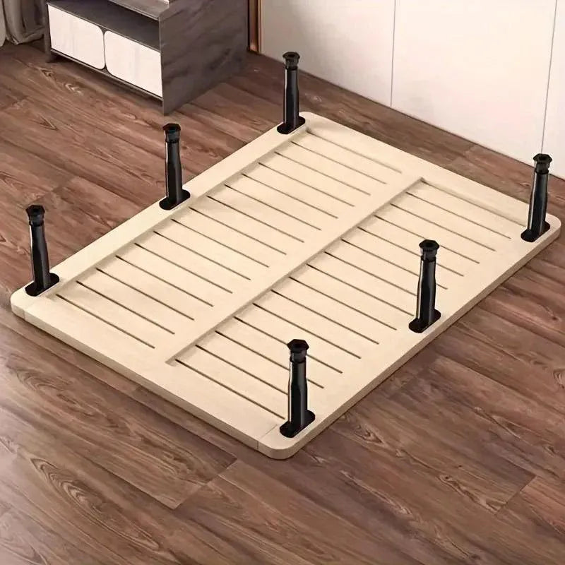 4pcs Adjustable Bed Frame Feet Ribbed Furniture Support Legs Sturdy Foundation