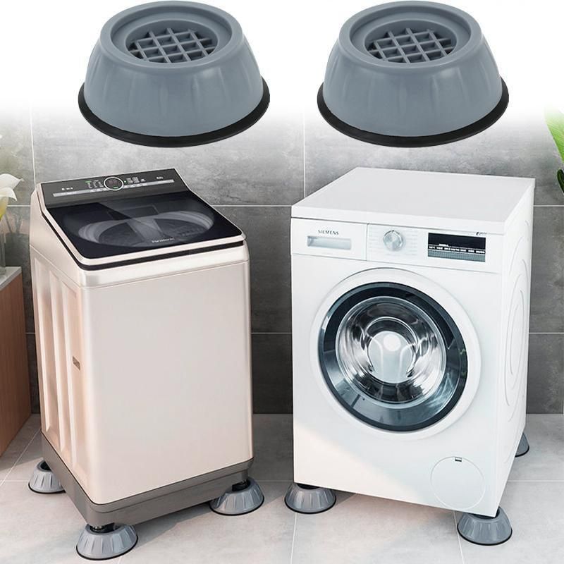 4x Washing Machine Support Pads Anti Vibration Leg Stopper Foot Pad Feet Pads - Large