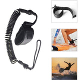3m Coiled Surfboard Leash Paddleboard Ankle Wrist Strap for SUP - Side View