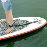 3m Coiled Surfboard Leash Paddleboard Ankle Wrist Strap for SUP - Top-Down View