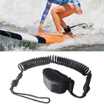 3m Coiled Surfboard Leash Paddleboard Ankle Wrist Strap for SUP
