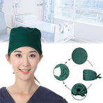 100% Cotton Unisex Surgical Scrub Cap for Doctors & Nurses - Pink, image 6