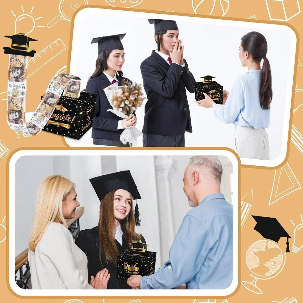 Birthday Creative Money-drawing Gift Box Graduation Party Money Drawing Box