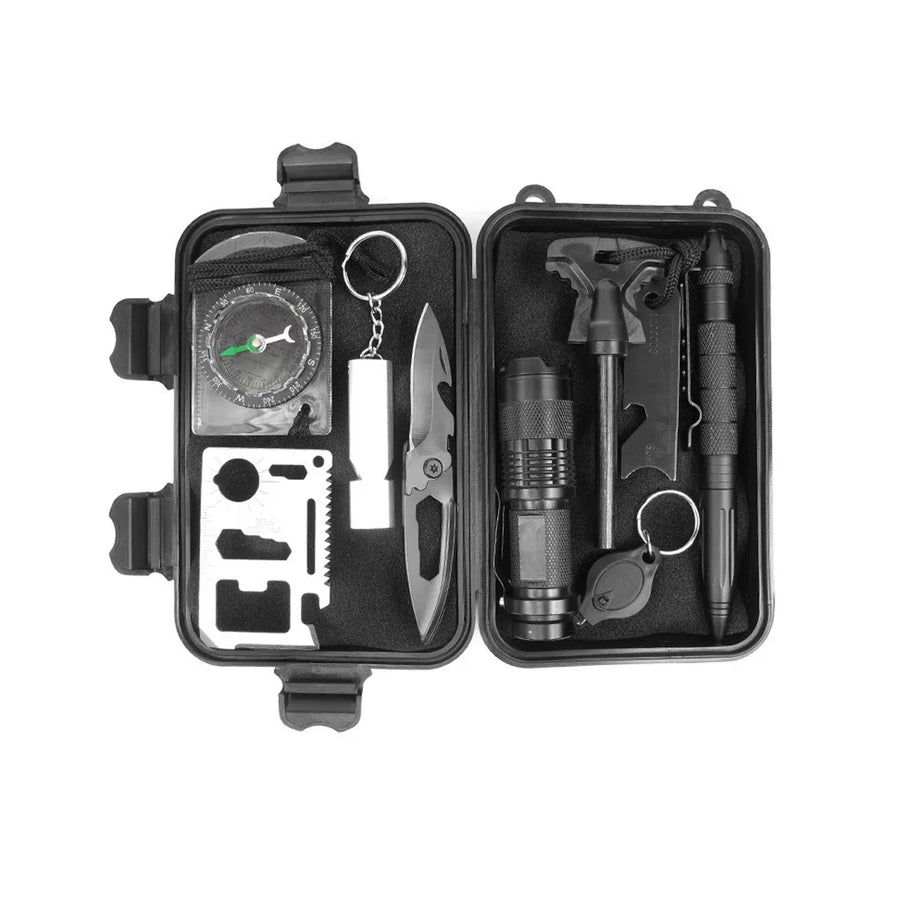 Emergency Survival Equipment Set Outdoor Sports Hiking Tactical Camping Tool Kit