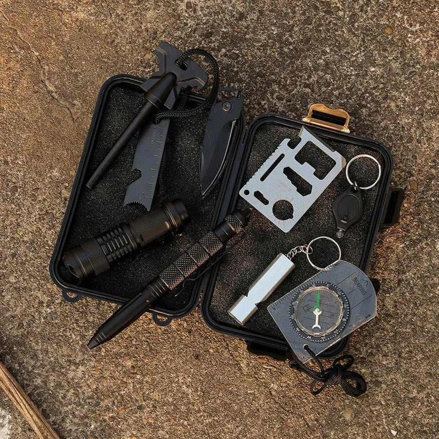 Emergency Survival Equipment Set Outdoor Sports Hiking Tactical Camping Tool Kit