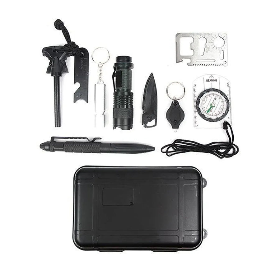 Emergency Survival Equipment Set Outdoor Sports Hiking Tactical Camping Tool Kit