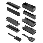 13Pcs Diy Sushi Maker Making Kit Rice Roller Mold Set For Beginners Kitchen Tool