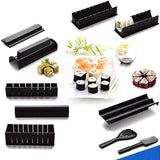 13Pcs Diy Sushi Maker Making Kit Rice Roller Mold Set For Beginners Kitchen Tool - 45-Degree Angle