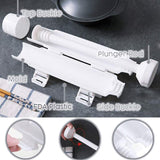Sushi Roller Maker Tool with Tube Plunger DIY Bazooka Rice Mold for Home Kitchen - 45-Degree Angle