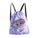 Waterproof Swim Backpack Durable Storage Bag Beach Pool Outdoor Travel - Blue-Large (Double layer)