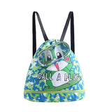 Waterproof Swim Backpack Durable Storage Bag Beach Pool Outdoor Travel - Blue-Large (Double layer) - Extra Image